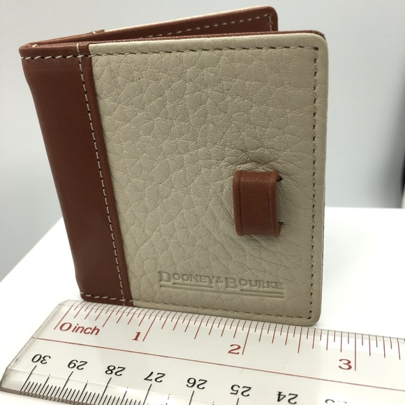 NWT Dooney & Bourke || Mini Mirror Photo Frame || Pebble Leather - Picture 5 of 8